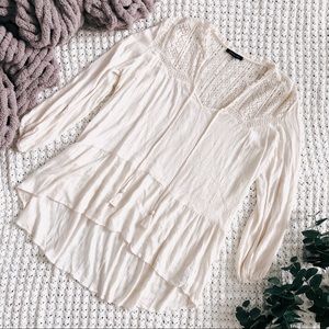 🌻American Eagle - Boho Peasant Blouse